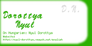 dorottya nyul business card